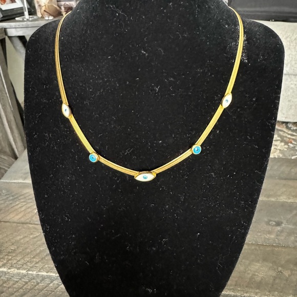Jewelry - Stainless steel evil eye 🧿 necklace